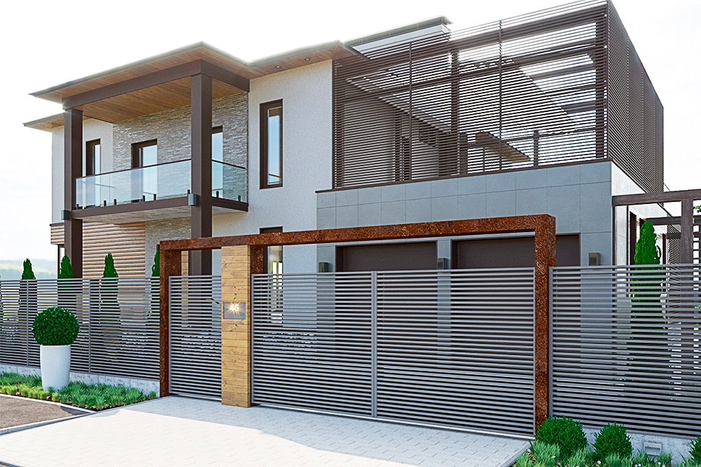 Exterier in Troeschina / 3d render Design Project by Iryna Tereshchecnko.